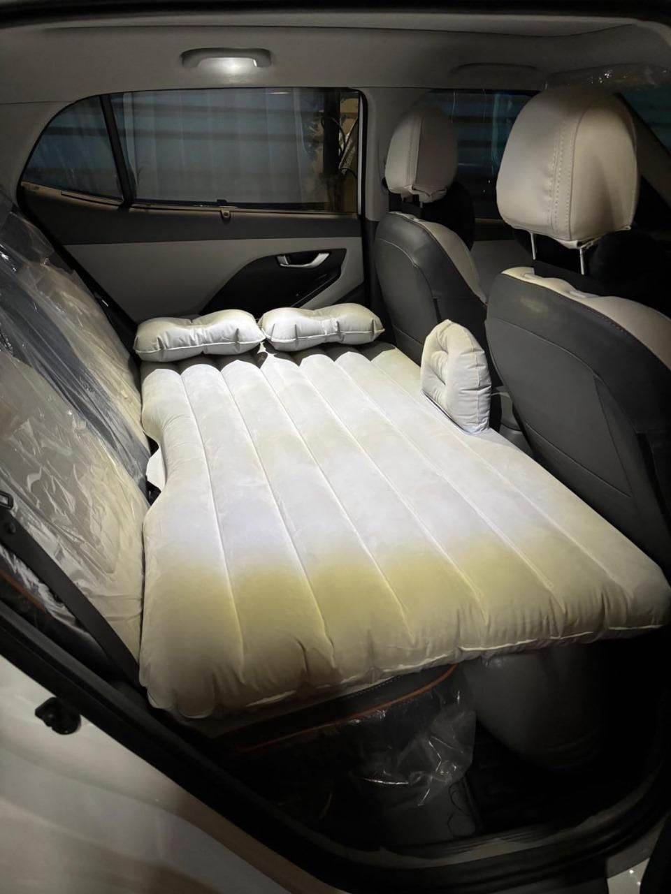 Car Travel Bed Mattress with 2 Air Pillows