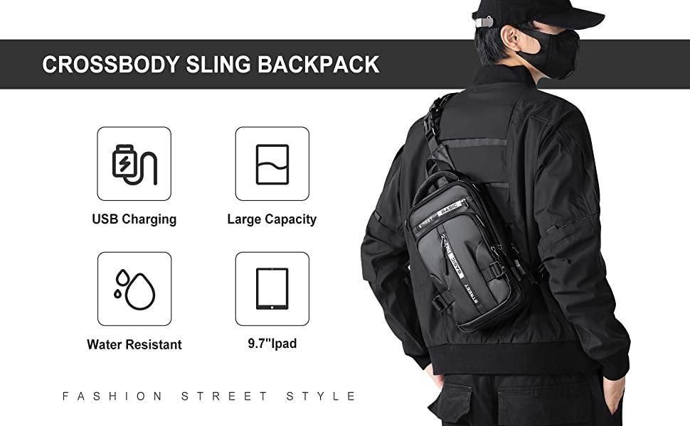 Sling Smart Bag with USB Charging Port